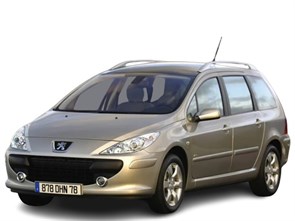 Стекло для фары Peugeot 307 рестайлинг (2005-2007) 2347